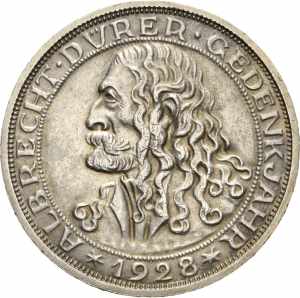  3 Reichsmark 1928 D ... 