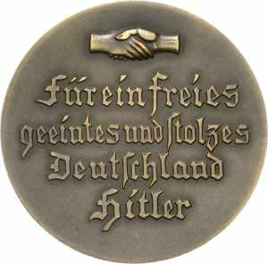 Drittes Reich Bronzemedaille 1933 ... 