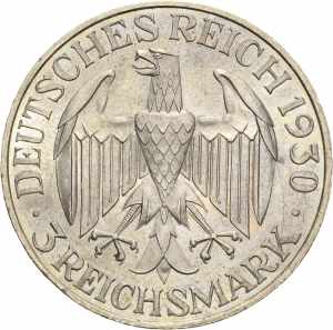  3 Reichsmark 1930 E Zeppelin  Jaeger 342 ... 