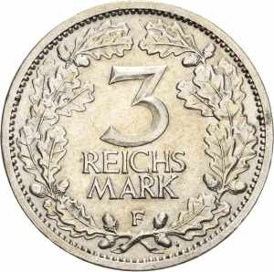  3 Reichsmark 1931 F ... 