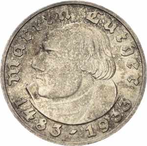  5 Reichsmark 1933 D ... 