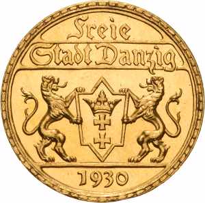  25 Gulden 1930 (A)  Jaeger D 11 GOLD. ... 