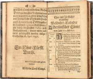 Deutsche NumismatikTentzel, W. E 1698. Chur- ... 