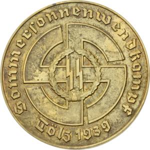 Drittes Reich Bronzemedaille 1939 (Deschler, ... 