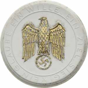 Drittes Reich Weiße Porzellanmedaille o.J. ... 