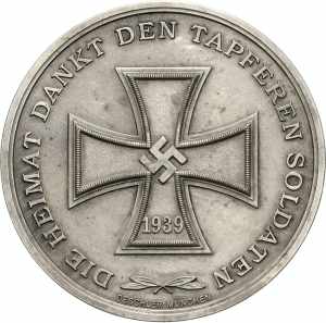 Drittes Reich Versilberte Bronzemedaille ... 