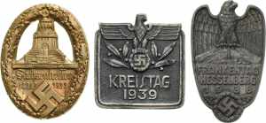 Drittes ReichAbzeichen 1933.  Sachsentreffen ... 
