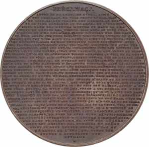 Freimaurer Bronzemedaille 1838 (L.J. Hart) ... 