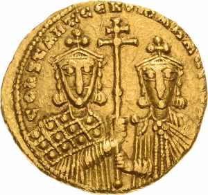 Constantinos VII. mit Romanos II. 945-959 ... 