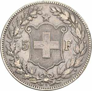 Schweiz-Eidgenossenschaft 5 Franken 1891, ... 