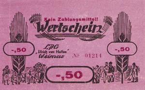 Deutsche Demokratische Republik LPG-Geld 50 ... 