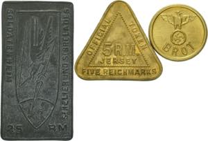 5 Reichsmark - Jersey, 25 Reichsmark - ... 