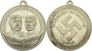 Drittes Reich  Versilberte Bronzemedaille ... 