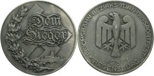 Drittes Reich  Zinkmedaille 1935 (Lauer) ... 