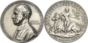 Drittes Reich  Silbermedaille 1936 (Karl ... 