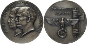 Drittes Reich  Weißmetallmedaille 1938 ... 