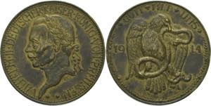 Erster Weltkrieg  Bronzemedaille 1914. ... 
