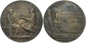Geschenkmedaillen  Silbermedaille 1895 ... 