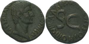 Kaiserzeit Augustus 27 v. Chr.-14 n. Chr As ... 