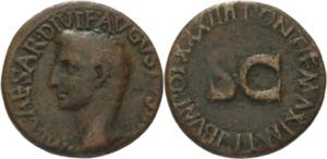 Kaiserzeit Augustus 27 v. Chr.-14 n. Chr As ... 