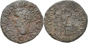 Kaiserzeit Tiberius 14-37 Bronze 14/37, Rom ... 