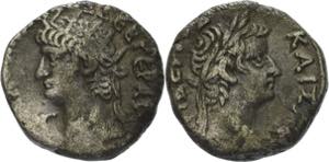 Kaiserzeit Nero für Divus Tiberius 54-68 ... 