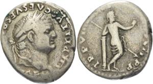 Kaiserzeit Vespasian 69-79 Denar 79, Rom ... 