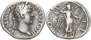 Kaiserzeit Hadrian 117-138 Denar 125/128, ... 