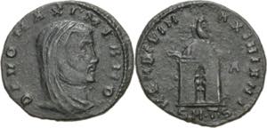Kaiserzeit Maximianus 285-308 Follis 311, ... 