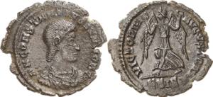 Kaiserzeit Constantius Gallus 351-354 Follis ... 