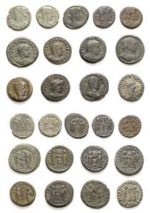 Römische Münzen Lot-13 Stück Interessante ... 