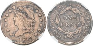 Vereinigte Staaten von Amerika  Cent 1812. ... 