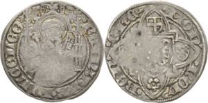 Jülich Reinald 1402-1423 Weißpfennig, ... 