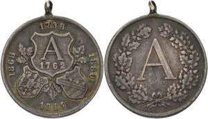 Annaburg  Silbermedaille o.J. (unsigniert) ... 