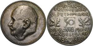 Bayern-Medaillen  Silbermedaille 1936 ... 
