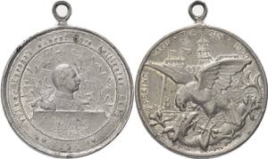 Medaillen und Abzeichen  Aluminiummedaille ... 