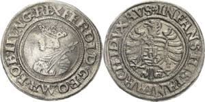 Habsburg  Ferdinand I. 1521-1564 1/4 Taler ... 