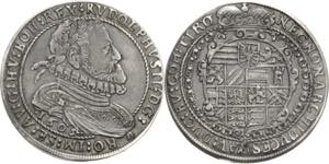 Habsburg  Rudolf II. 1576-1612 1/4 Taler ... 