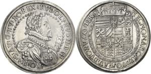 Habsburg  Rudolf II. 1576-1612 Taler 1612, ... 