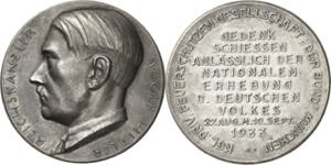 Drittes Reich  Silbermedaille 1933 (G. ... 