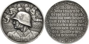 Drittes Reich  Silbermedaille 1935 (F. ... 