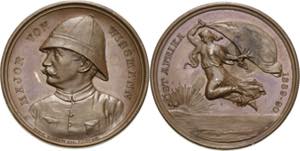 Deutsch-Ostafrika  Bronzemedaille 1890 ... 