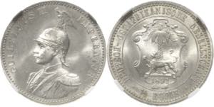 Deutsch-Ostafrika  1/2 Rupie 1891 (A) Im ... 