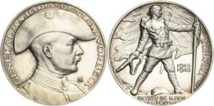Deutsch-Ostafrika  Silbermedaille 1918 (A. ... 