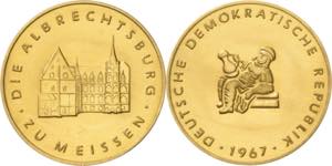 Medaillen  Goldmedaille 1967. Albrechtsburg ... 