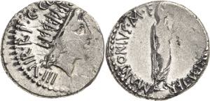 Römische Republik  Marcus Antonius 38/31 v. ... 