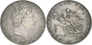 Großbritannien  George III. 1760-1820 Crown ... 