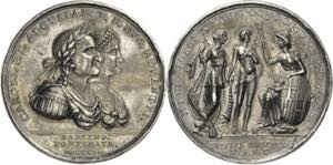 Spanien  Carlos IV. 1788-1808 Silbermedaille ... 