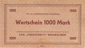 Deutsche Demokratische Republik LPG-Geld 5, ... 