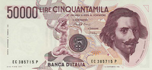 Ausland Italien 50 000 Lire 1984.  WPM 113 a ... 